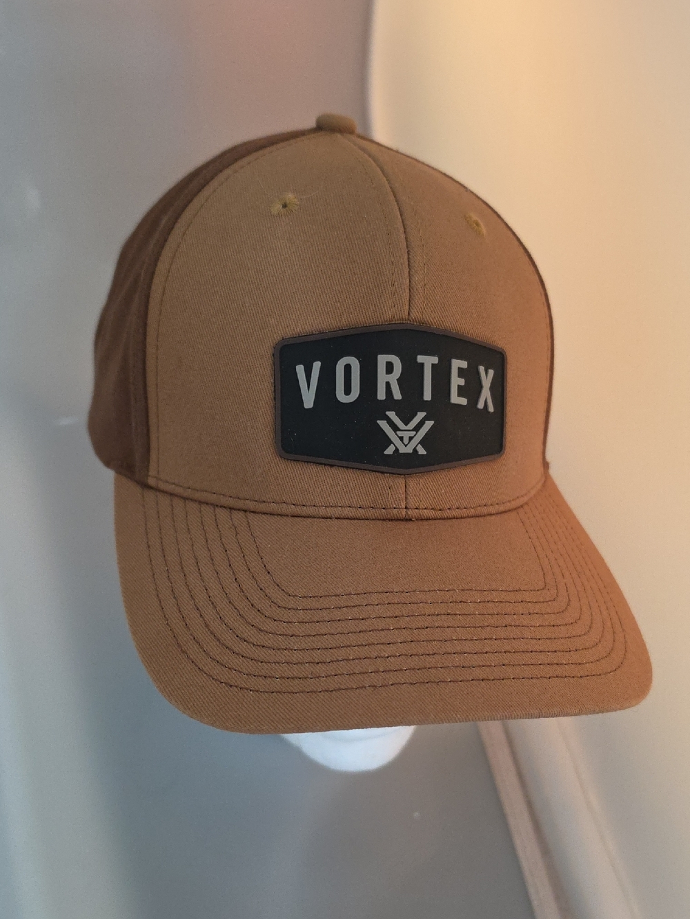 Vortex Men’s Tan Patch Baseball Cap
